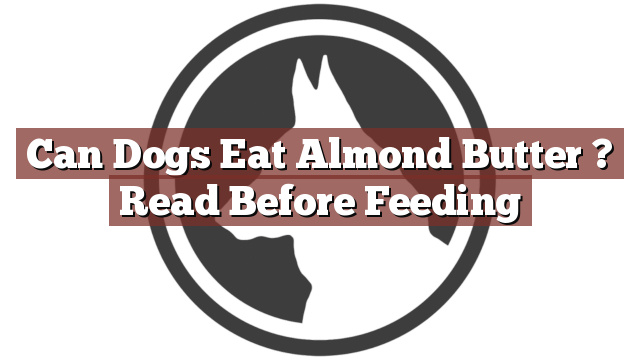 Can Dogs Eat Almond Butter ? Read Before Feeding