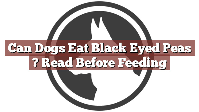 Can Dogs Eat Black Eyed Peas ? Read Before Feeding