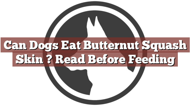 Can Dogs Eat Butternut Squash Skin ? Read Before Feeding