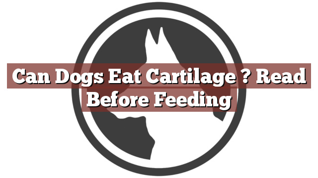 Can Dogs Eat Cartilage ? Read Before Feeding