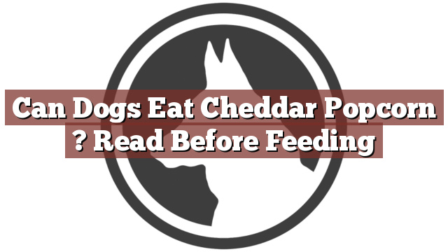 Can Dogs Eat Cheddar Popcorn ? Read Before Feeding