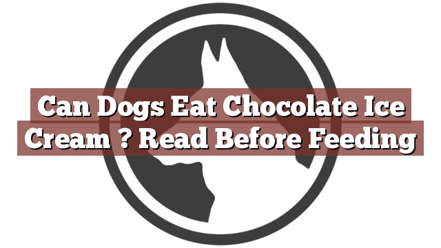 Can Dogs Eat Chocolate Ice Cream ? Read Before Feeding