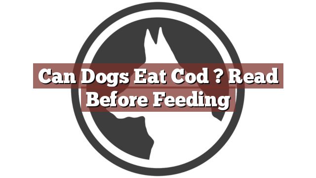 Can Dogs Eat Cod ? Read Before Feeding