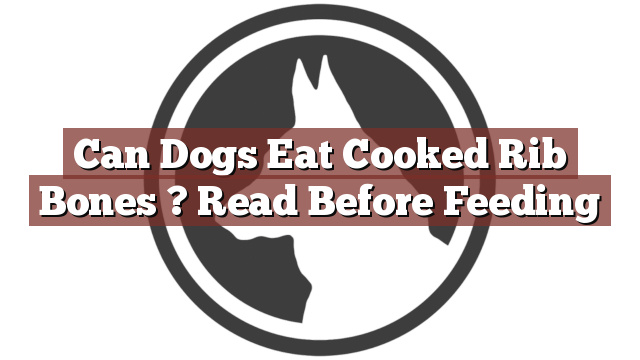 Can Dogs Eat Cooked Rib Bones ? Read Before Feeding
