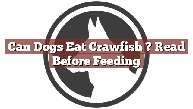 Can Dogs Eat Crawfish ? Read Before Feeding
