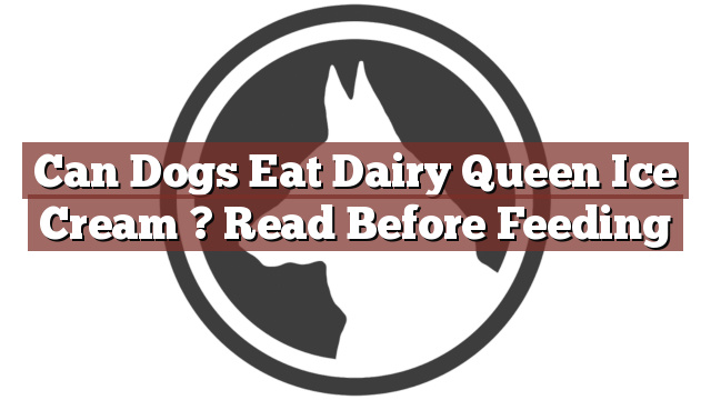 Can Dogs Eat Dairy Queen Ice Cream ? Read Before Feeding