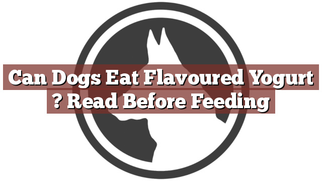 Can Dogs Eat Flavoured Yogurt ? Read Before Feeding