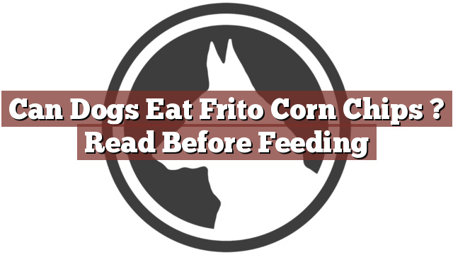 Can Dogs Eat Frito Corn Chips ? Read Before Feeding
