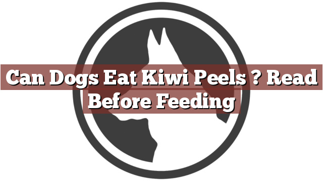 Can Dogs Eat Kiwi Peels ? Read Before Feeding