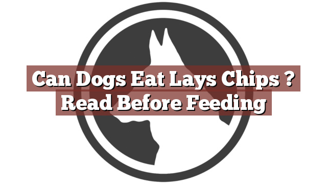 Can Dogs Eat Lays Chips ? Read Before Feeding