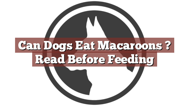 Can Dogs Eat Macaroons ? Read Before Feeding