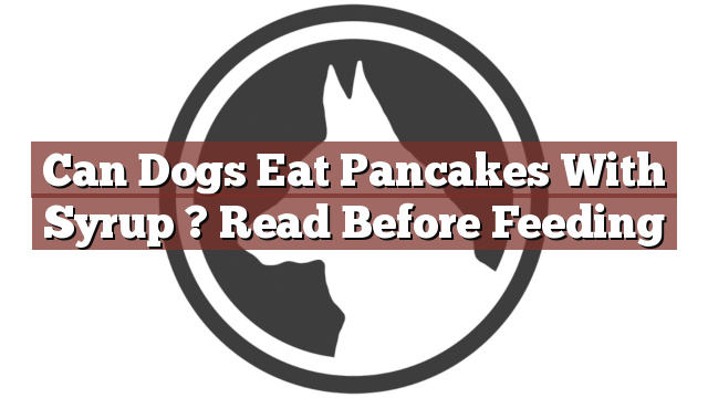Can Dogs Eat Pancakes With Syrup ? Read Before Feeding