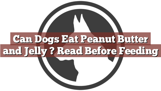 Can Dogs Eat Peanut Butter and Jelly ? Read Before Feeding