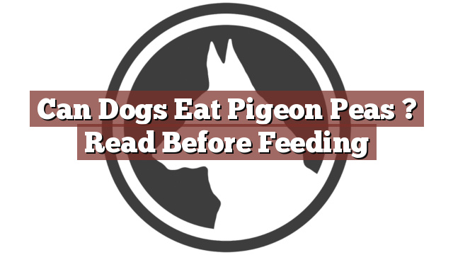 Can Dogs Eat Pigeon Peas ? Read Before Feeding