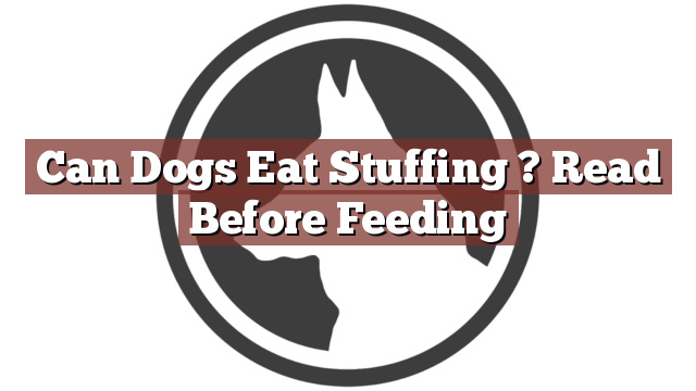 Can Dogs Eat Stuffing ? Read Before Feeding